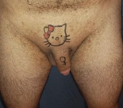 Hello Kitty Dick "tattoo"