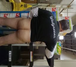 showing you my hairy male pussy from wallgreens