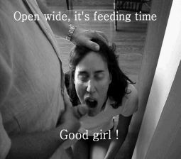 cumslut wife feeding time experience