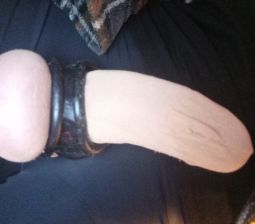 my husbands big dick ,i allwas dress his cock in sexy nylon