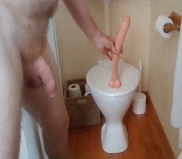 Large anal dildo.