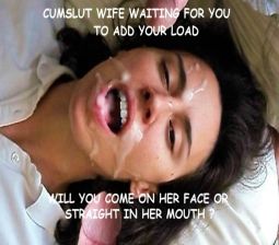 Well trained cumslut wife - bukkake facial cumshots 7