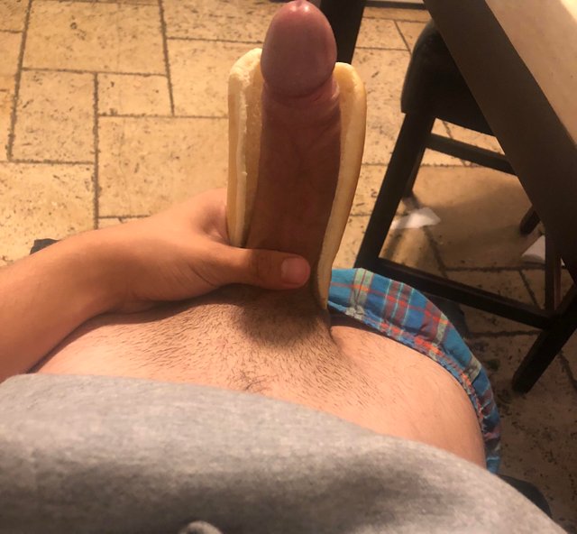 Want a bite of my hotdog