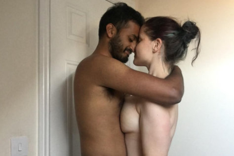 Nude Couple Selfie