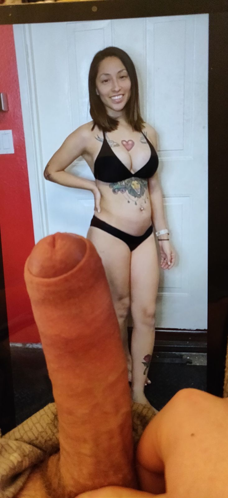 Cock tribute for Latina milf