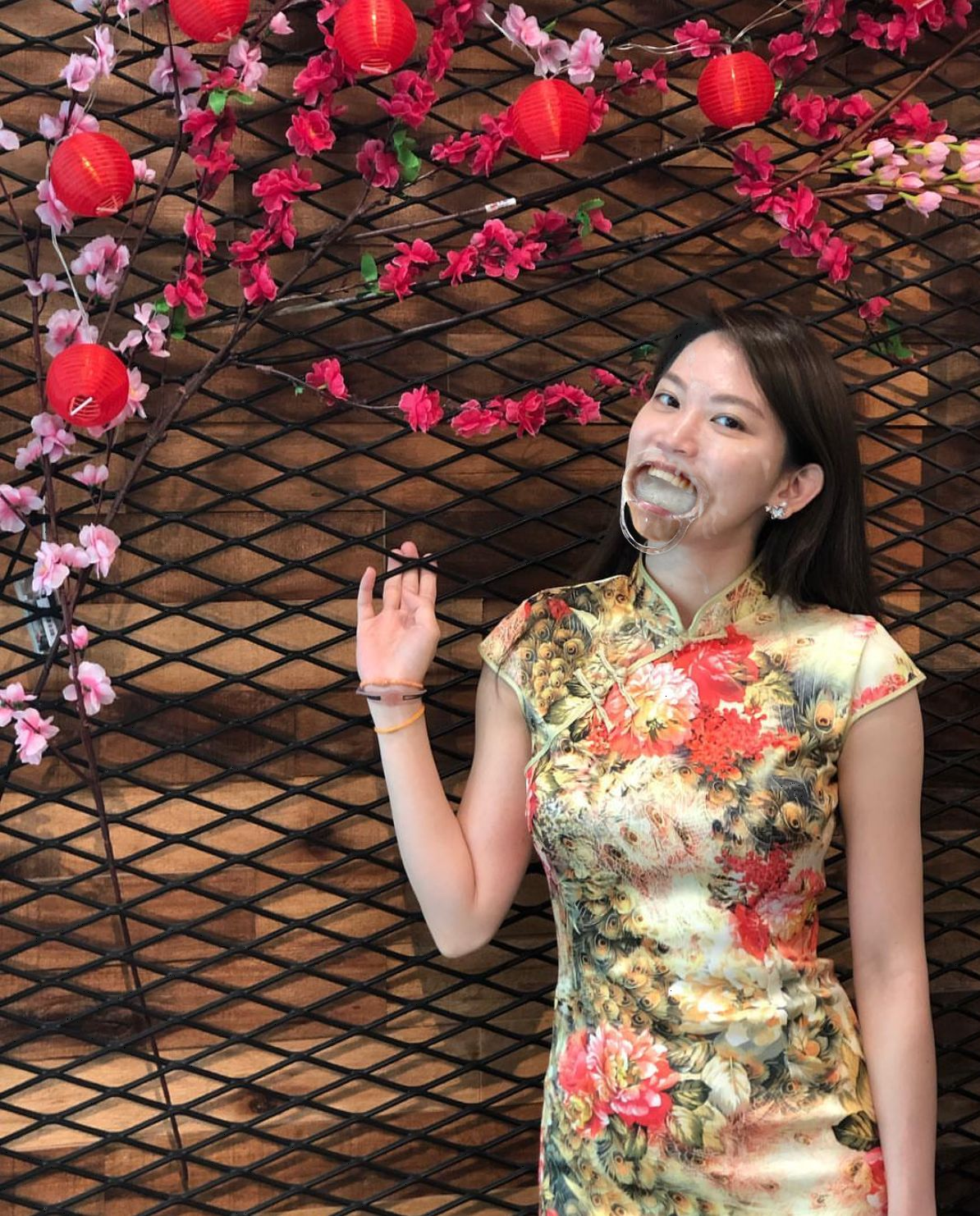 cum in her mouth for good fortune this chinese new year