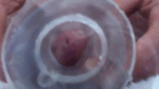 Cumming inside a fleshlight