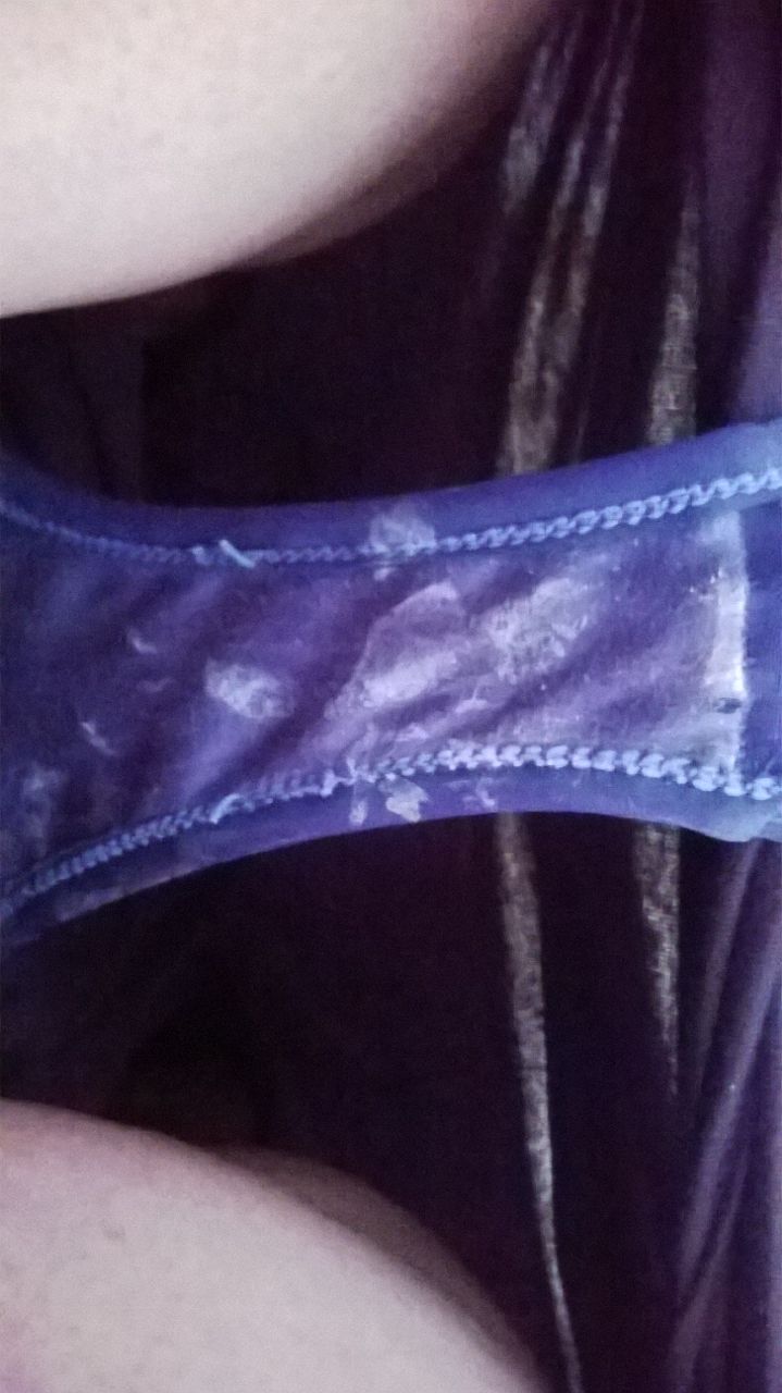 Inside my blue panty