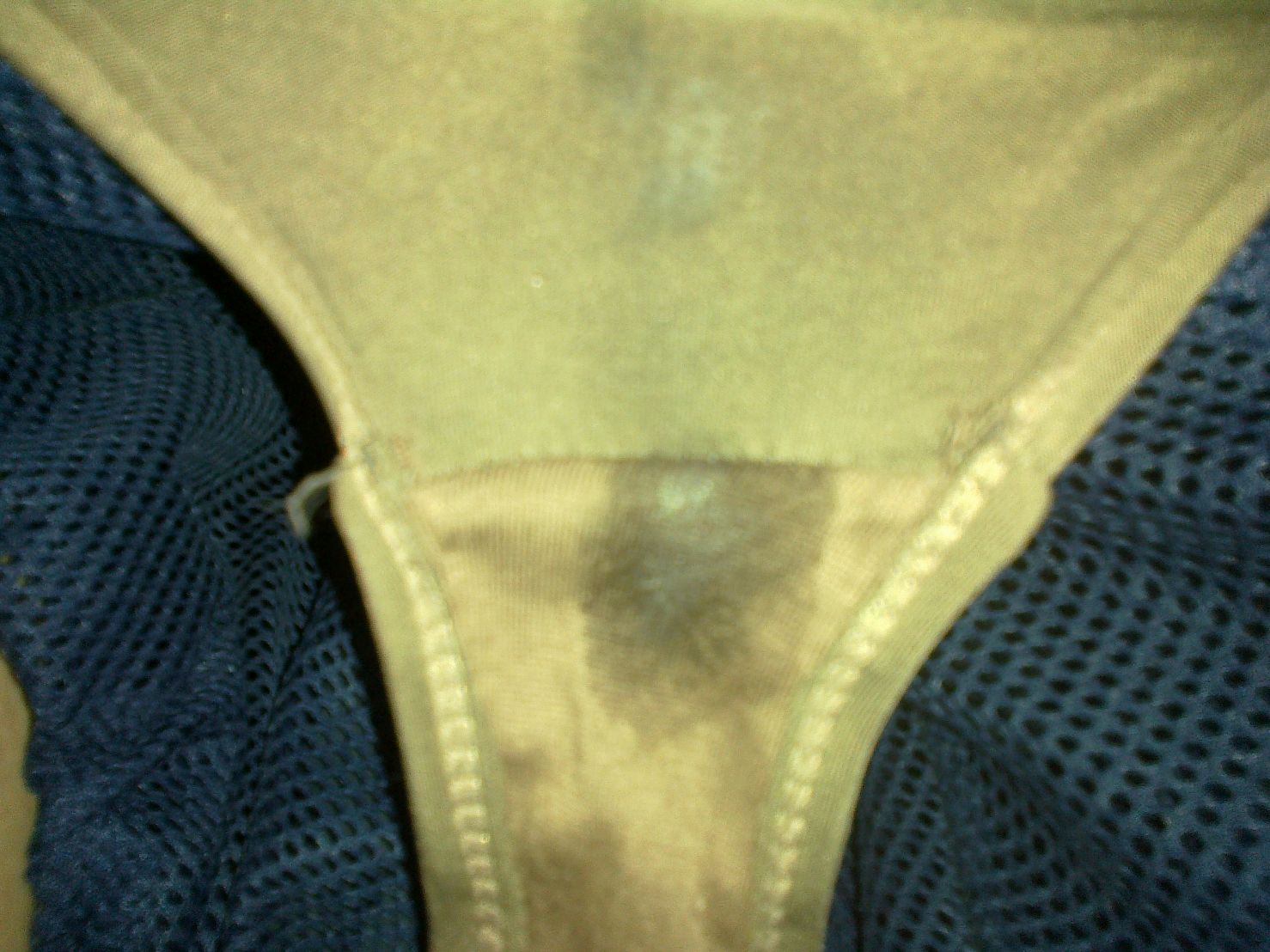 Wet spot inside my panty