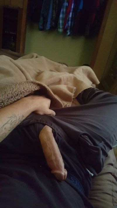 hubby has a big white cock for you all