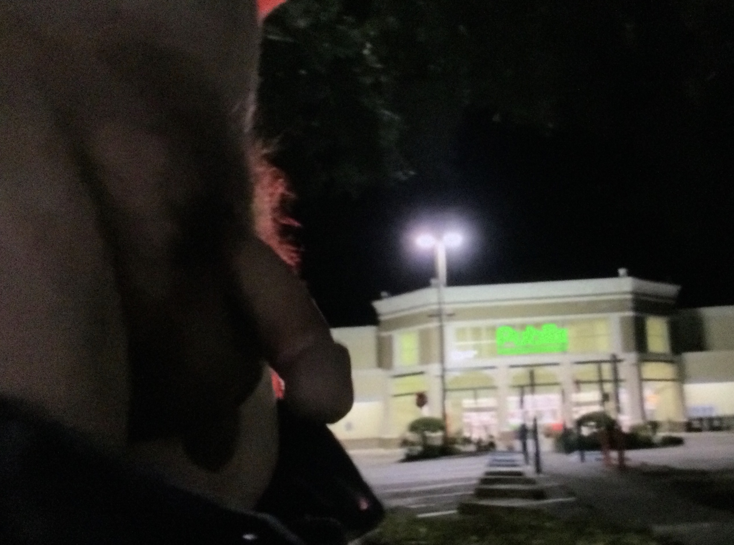 Flashing outside of grocery store - AdultImgShare