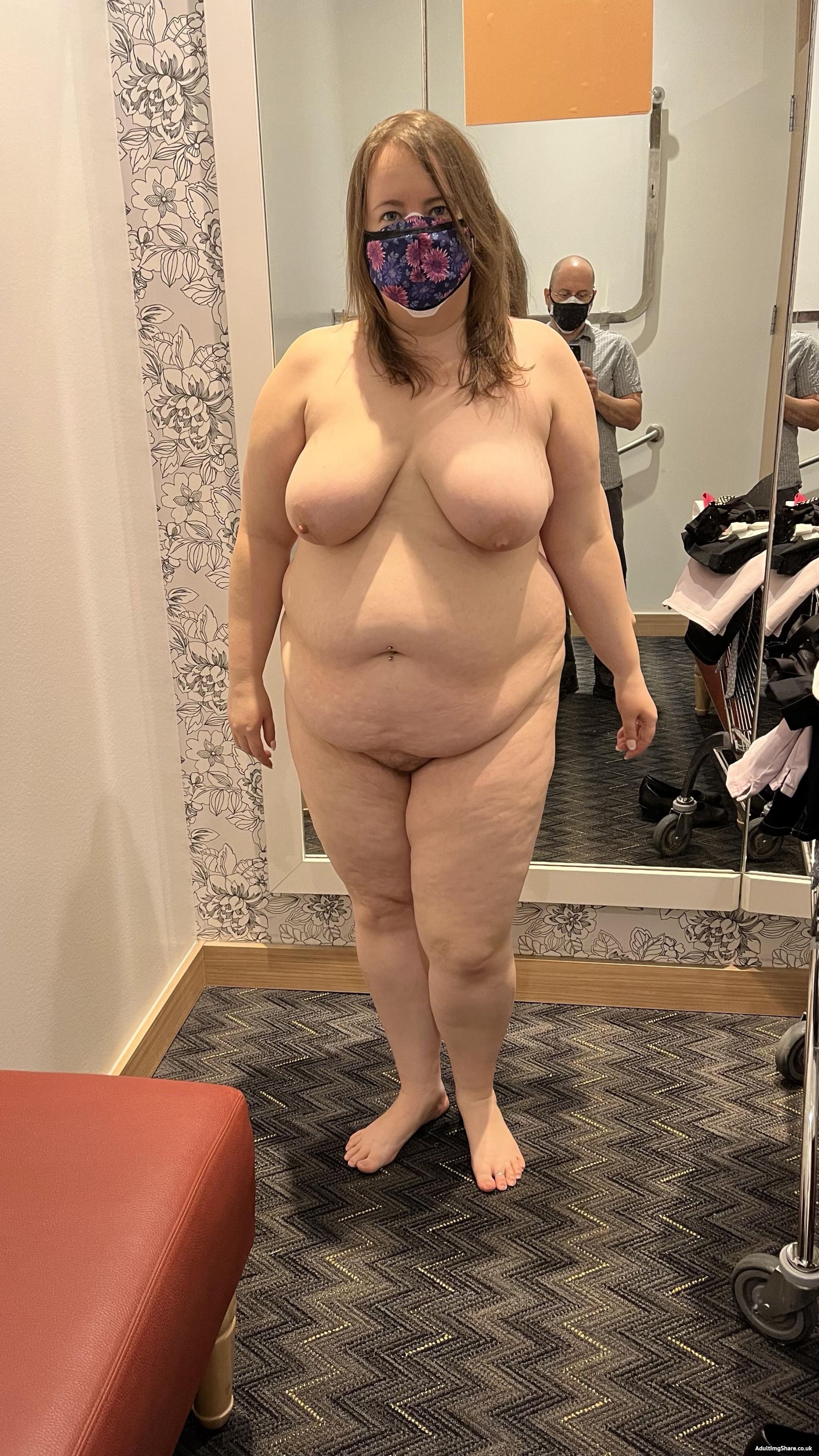 In the fitting room