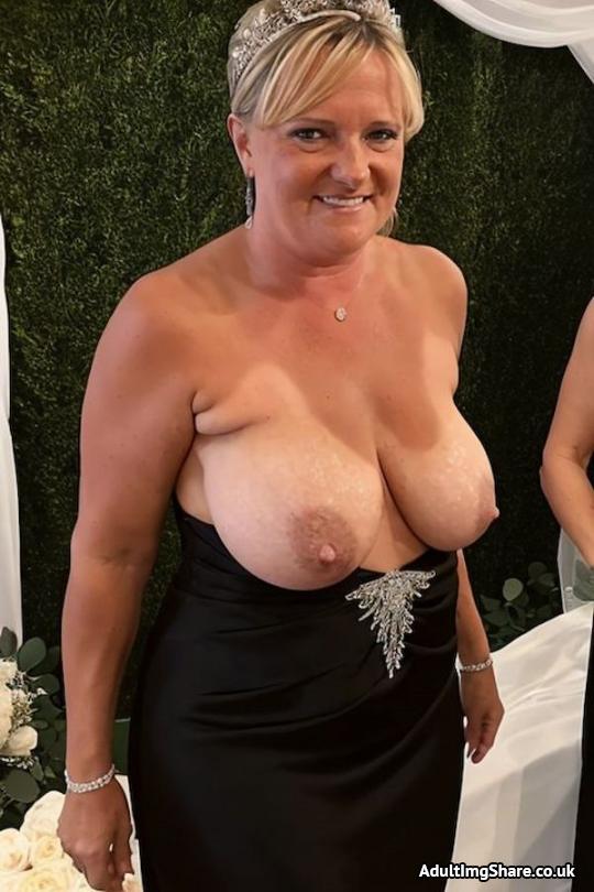 Diane Tanner a Hot Slutty Teacher Exposed at Weddings