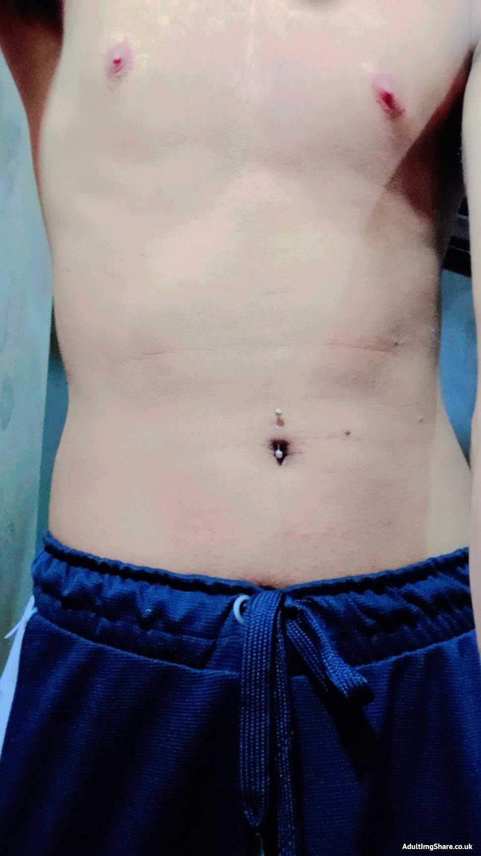 Femboy Belly Piercing 