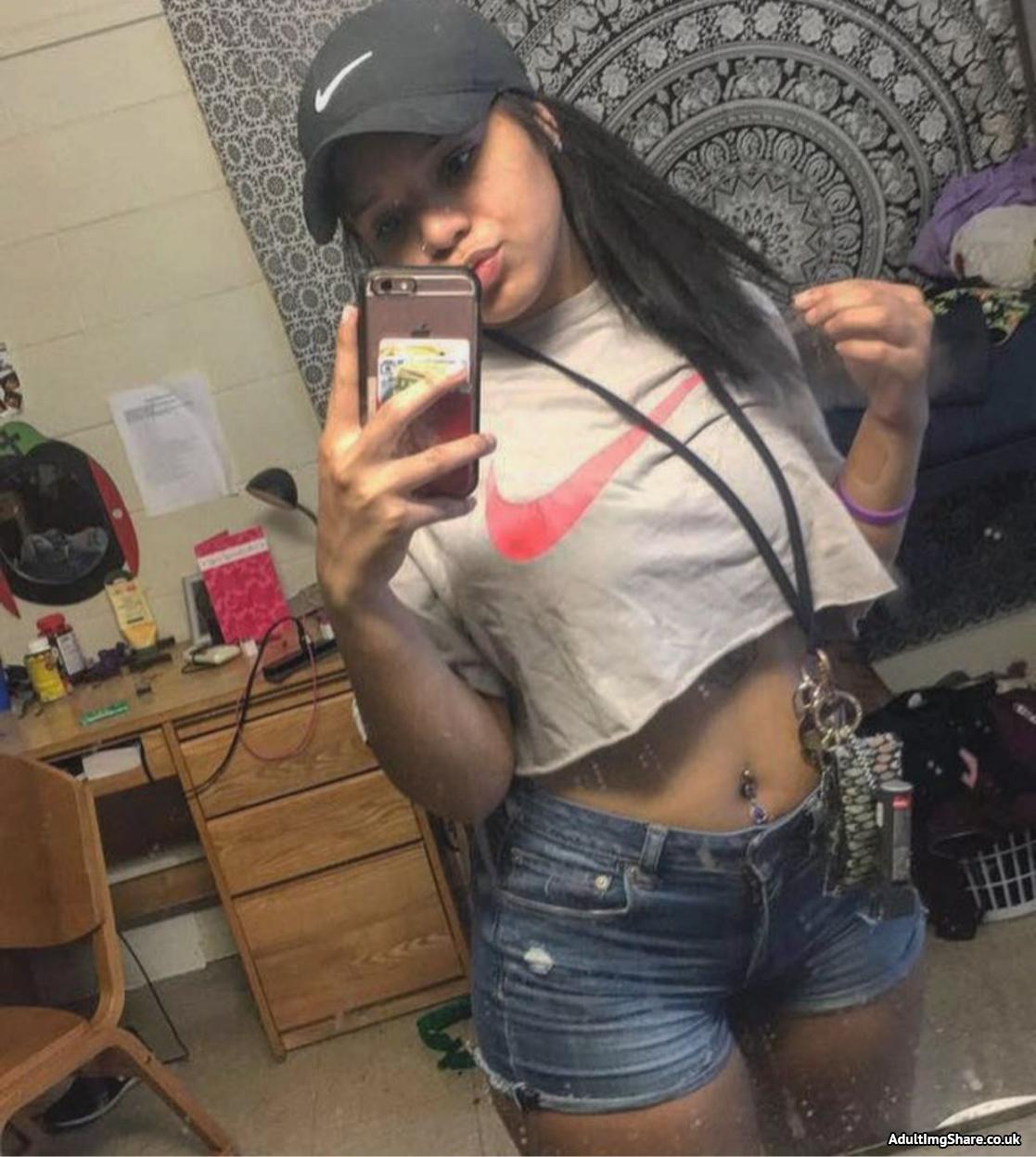 Sexy Girl Mirror Selfie