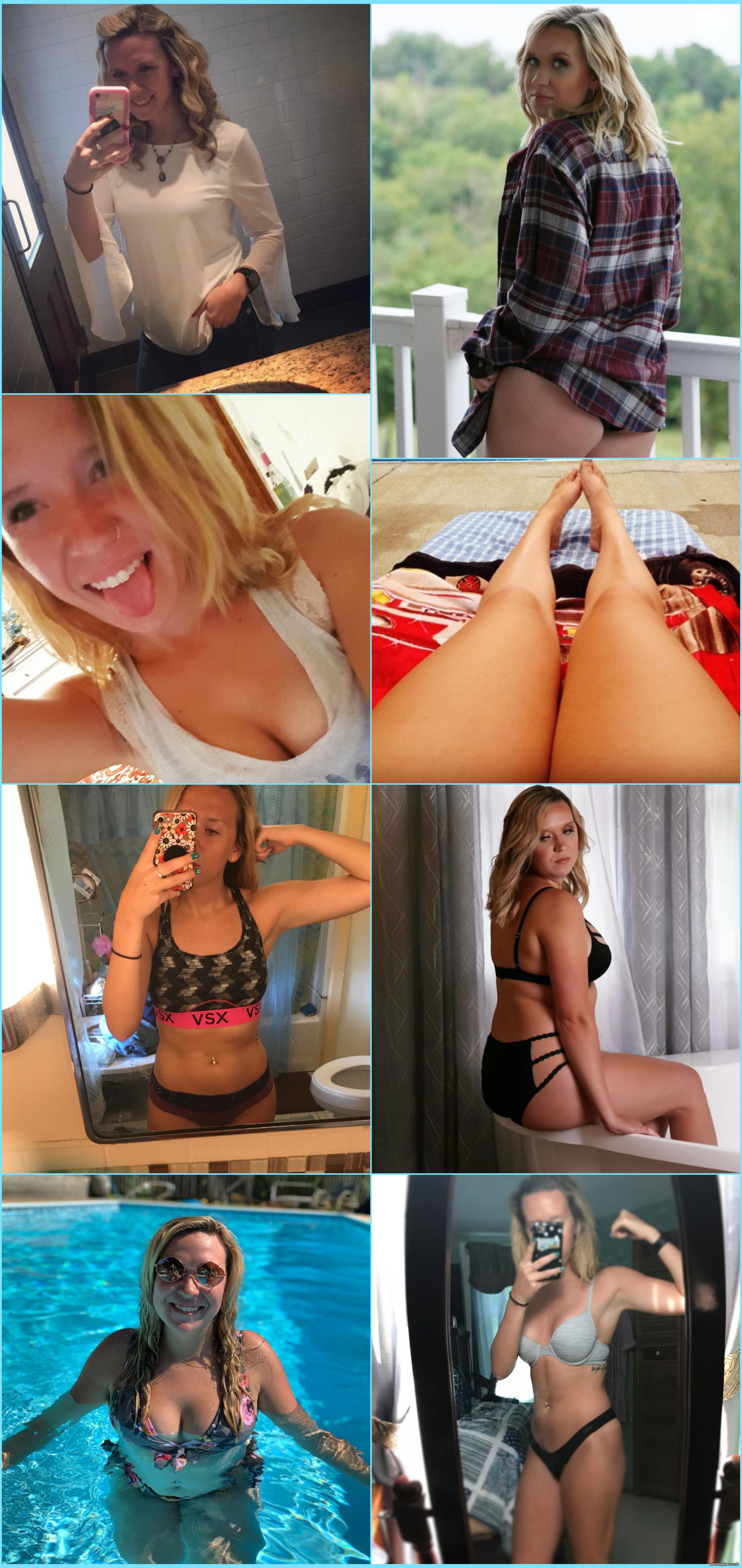 Cute Blonde Girl With Sexy Body